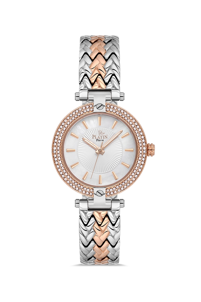 PLATİN PİERRE KADIN KOL SAATİ