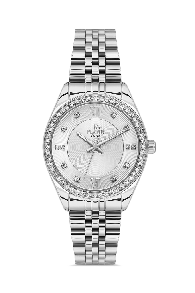 PLATİN PİERRE KADIN KOL SAATİ