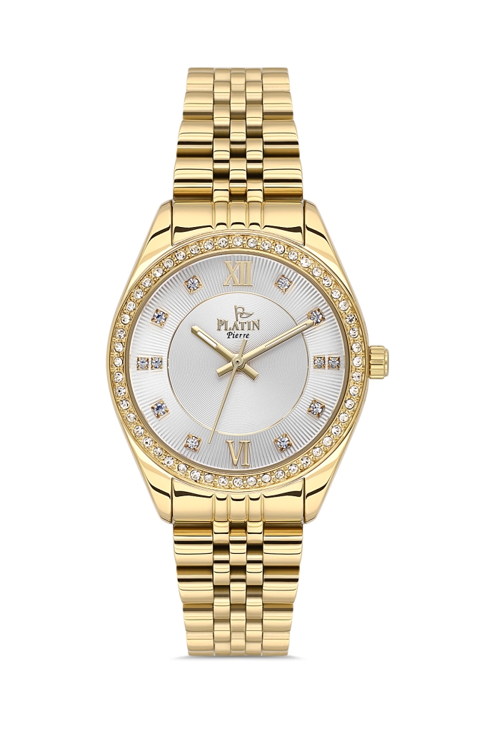 PLATİN PİERRE KADIN KOL SAATİ
