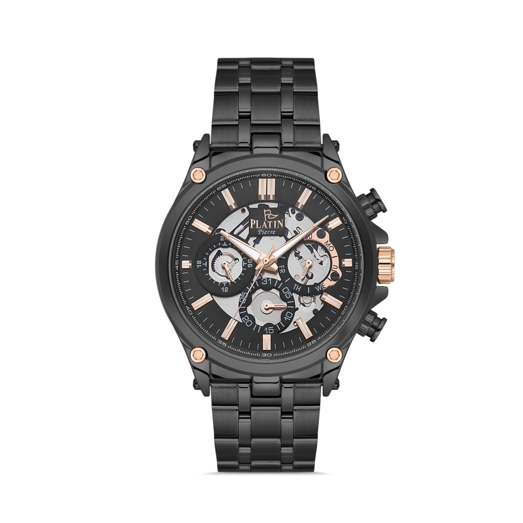 PLATİN PİERRE ERKEK KOL SAATİ
