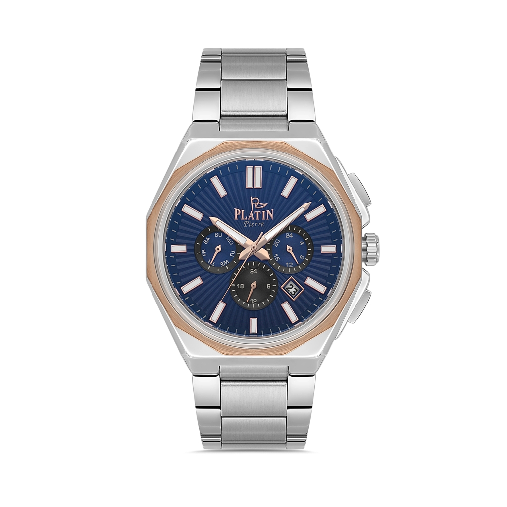 PLATİN PİERRE ERKEK KOL SAATİ