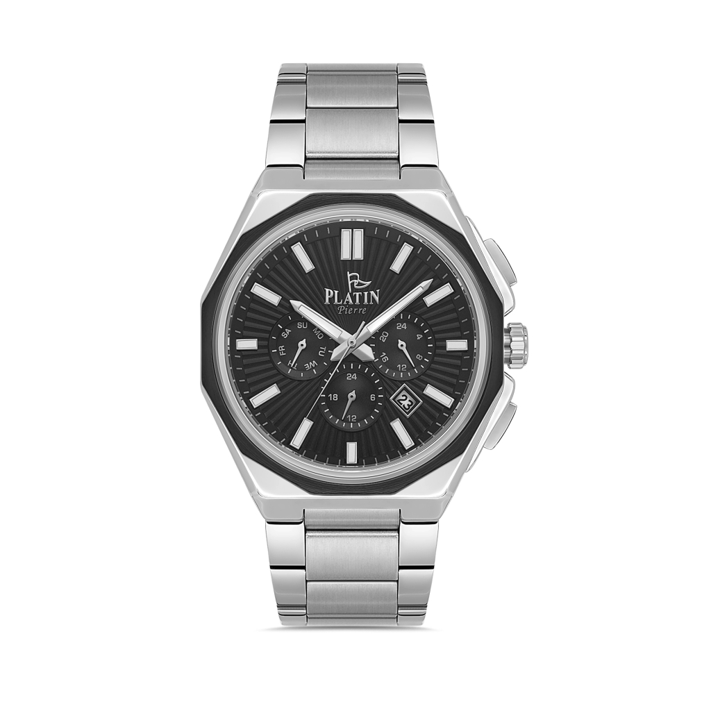 PLATİN PİERRE ERKEK KOL SAATİ