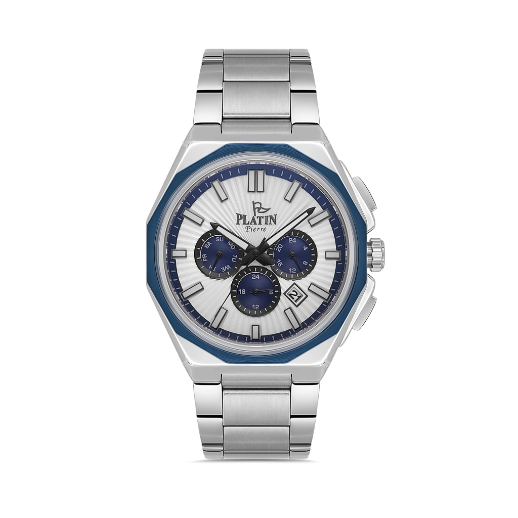 PLATİN PİERRE ERKEK KOL SAATİ