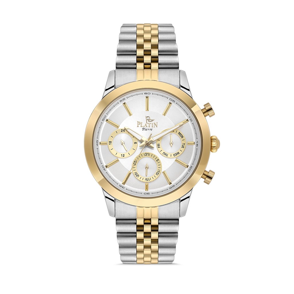 PLATİN PİERRE ERKEK KOL SAATİ