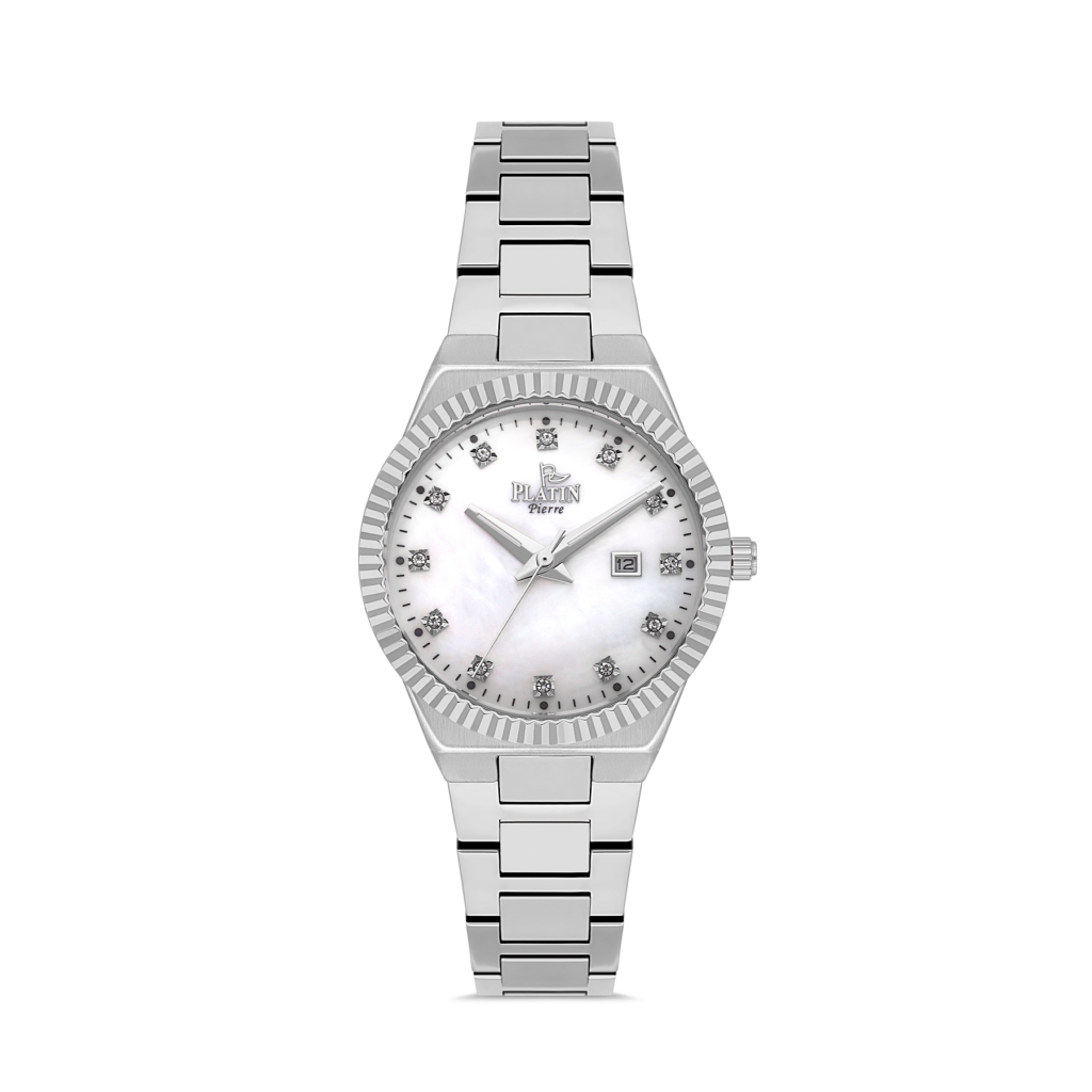 PLATİN PİERRE KADIN KOL SAATİ