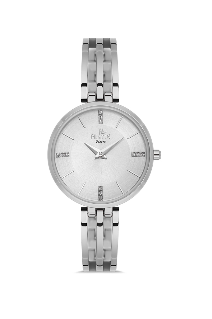 PLATİN PİERRE KADIN KOL SAATİ