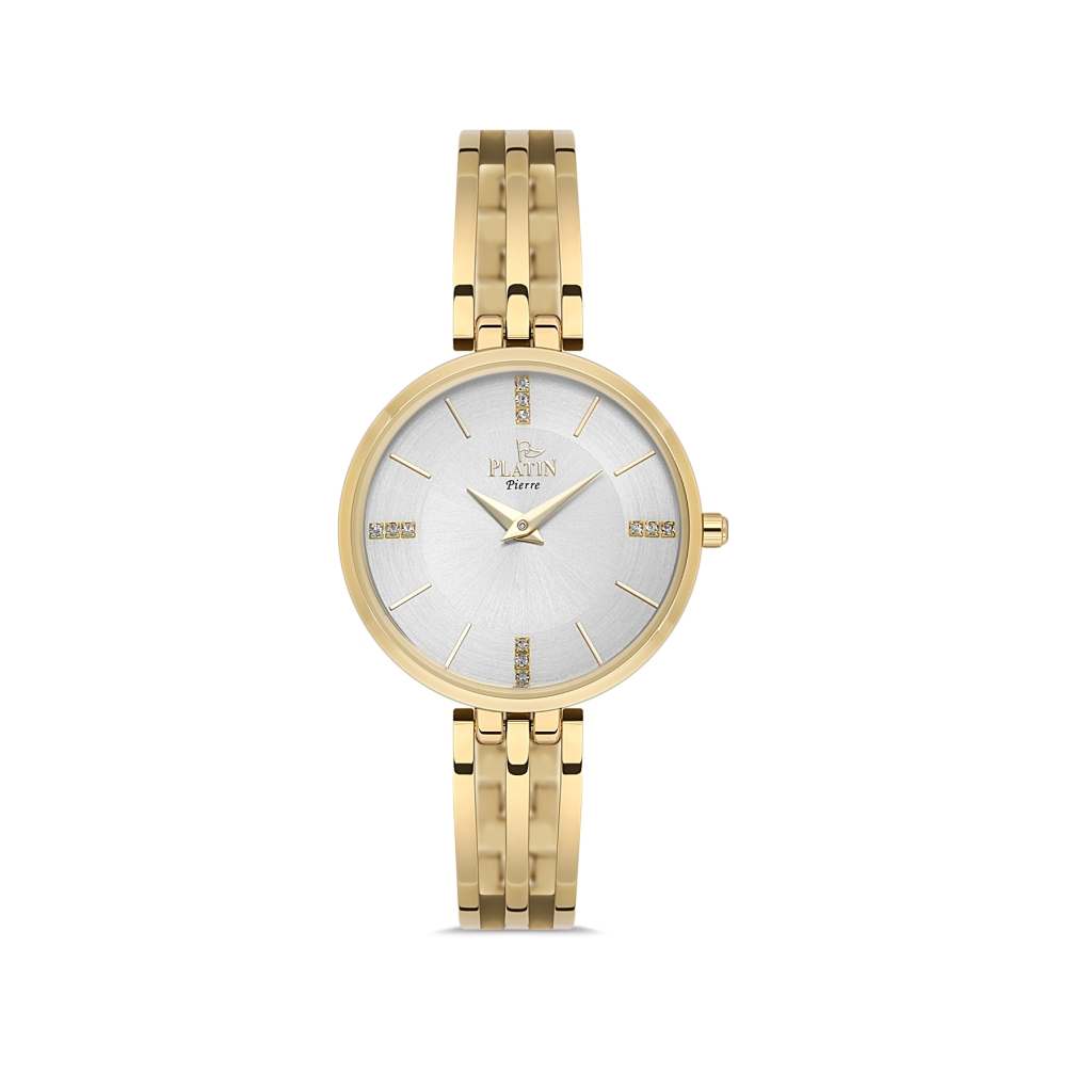 PLATİN PİERRE KADIN KOL SAATİ