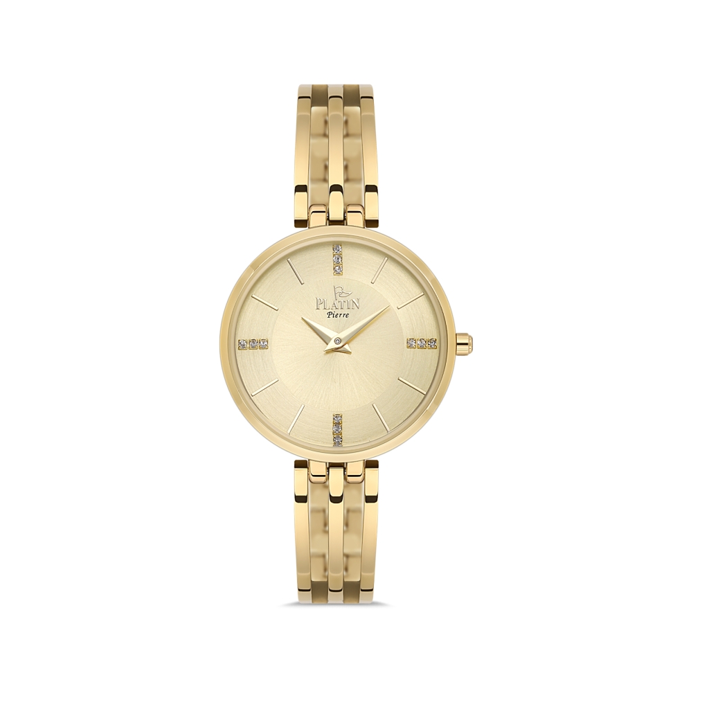 PLATİN PİERRE KADIN KOL SAATİ