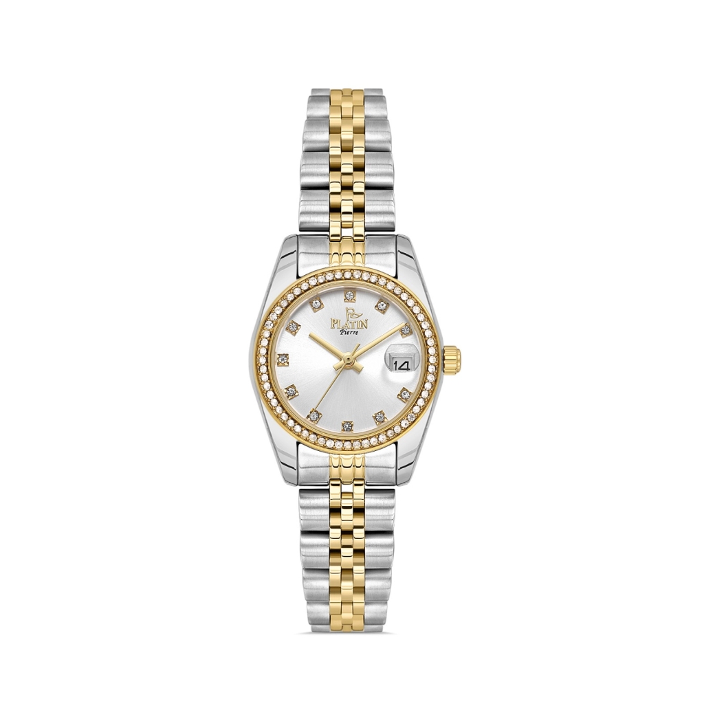 PLATİN PİERRE KADIN KOL SAATİ