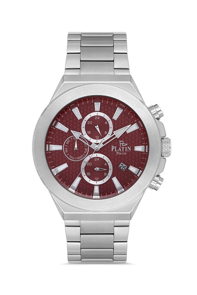 PLATİN PİERRE ERKEK KOL SAATİ