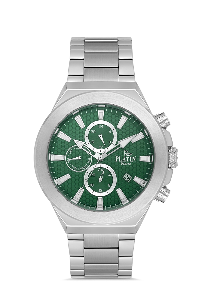 PLATİN PİERRE ERKEK KOL SAATİ