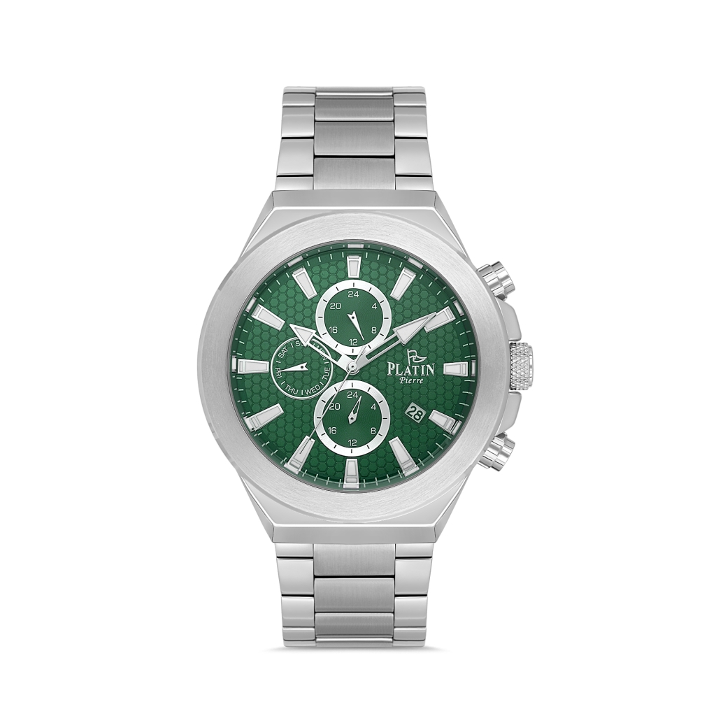 PLATİN PİERRE ERKEK KOL SAATİ