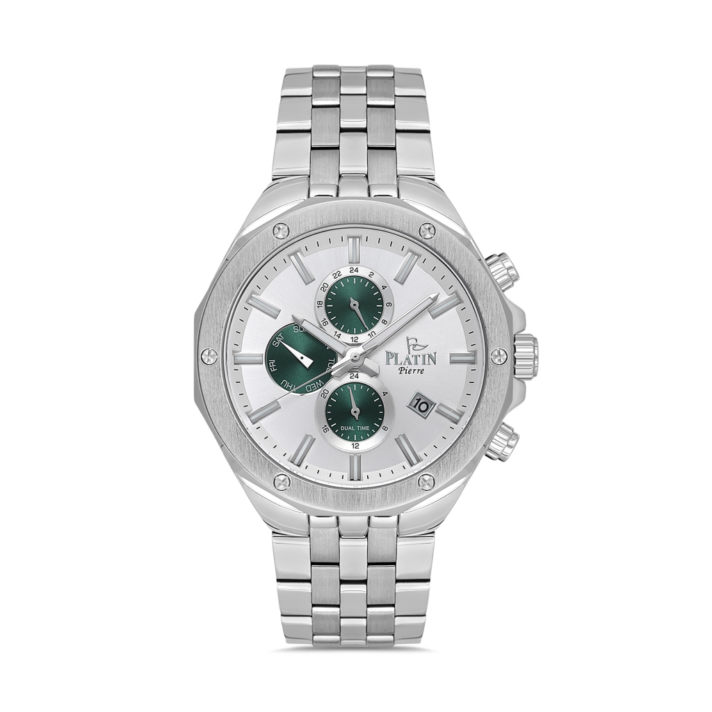 PLATİN PİERRE ERKEK KOL SAATİ