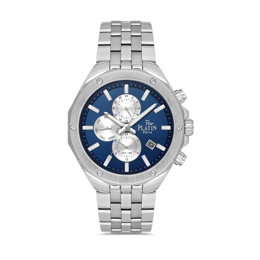PLATİN PİERRE ERKEK KOL SAATİ