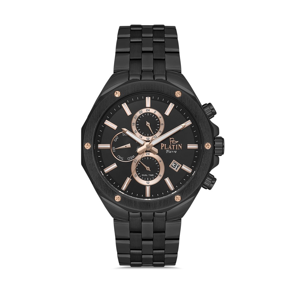 PLATİN PİERRE ERKEK KOL SAATİ