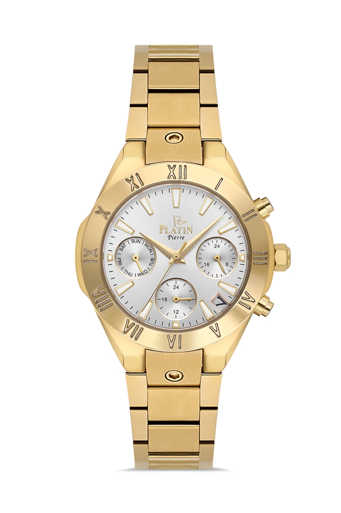 PLATİN PİERRE KADIN KOL SAATİ