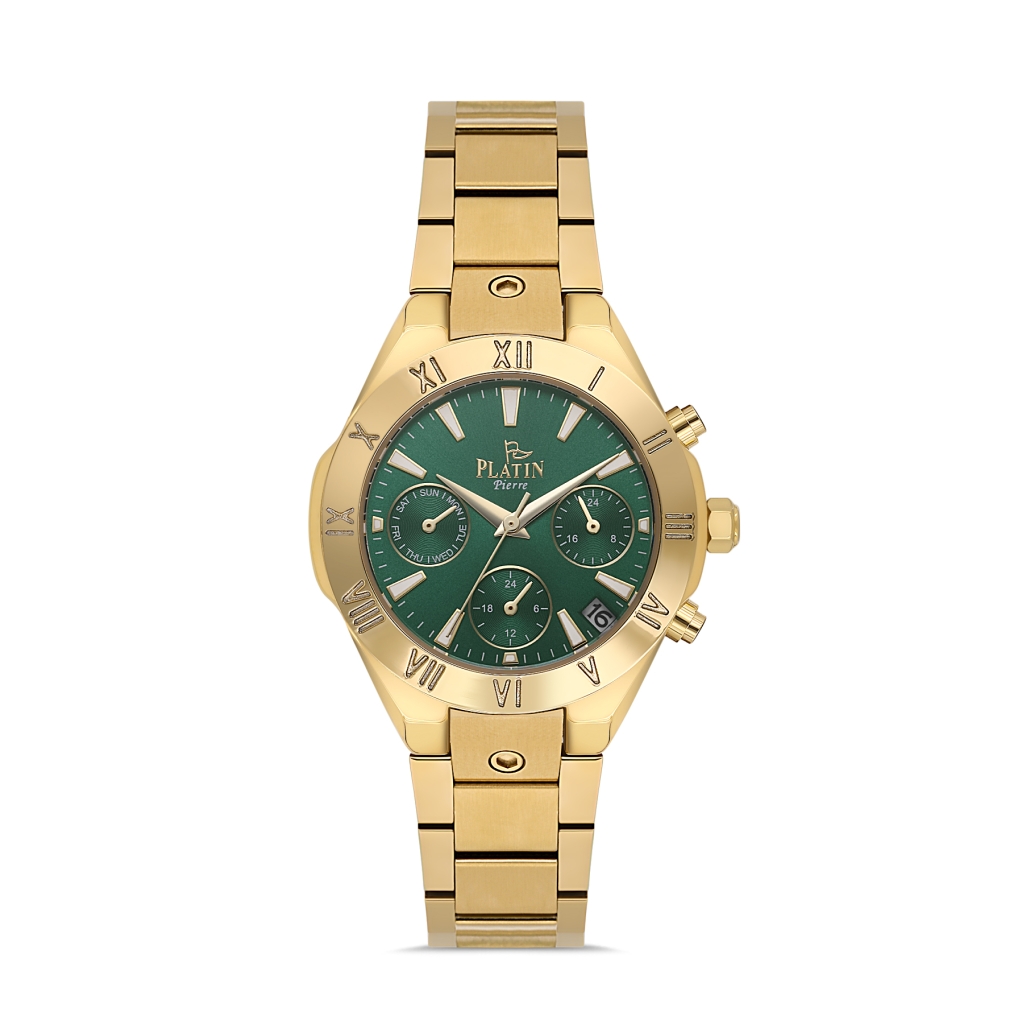 PLATİN PİERRE KADIN KOL SAATİ