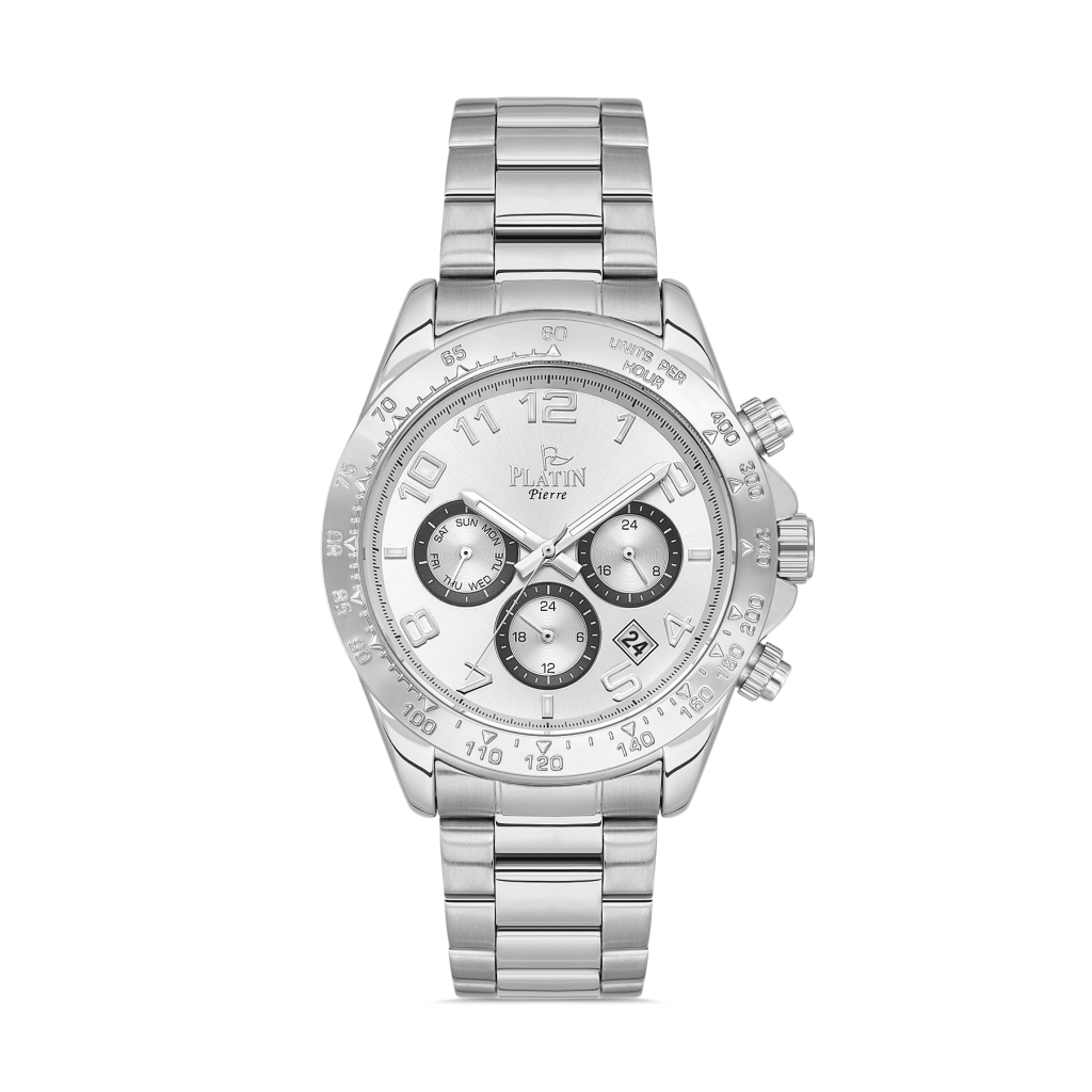 PLATİN PİERRE ERKEK KOL SAATİ