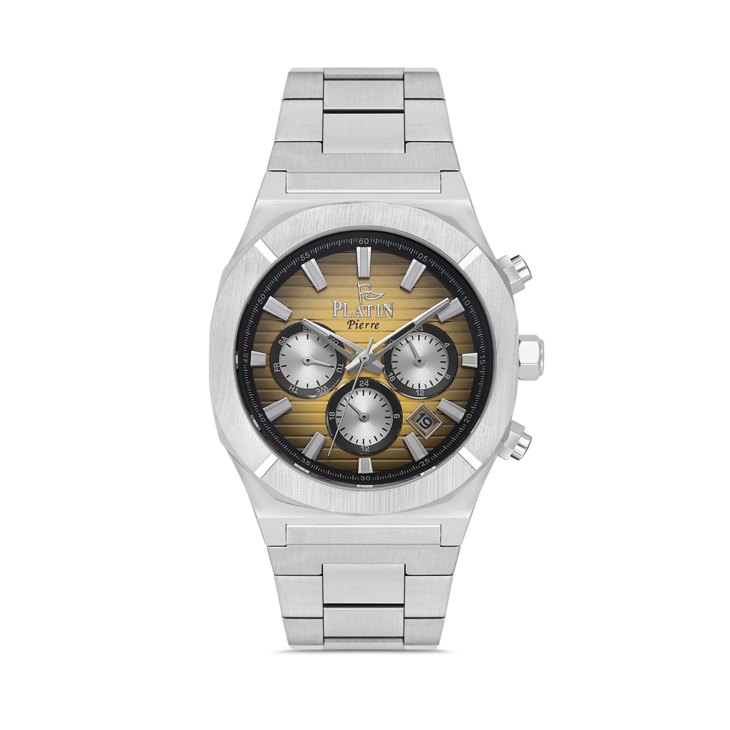 PLATİN PİERRE ERKEK KOL SAATİ
