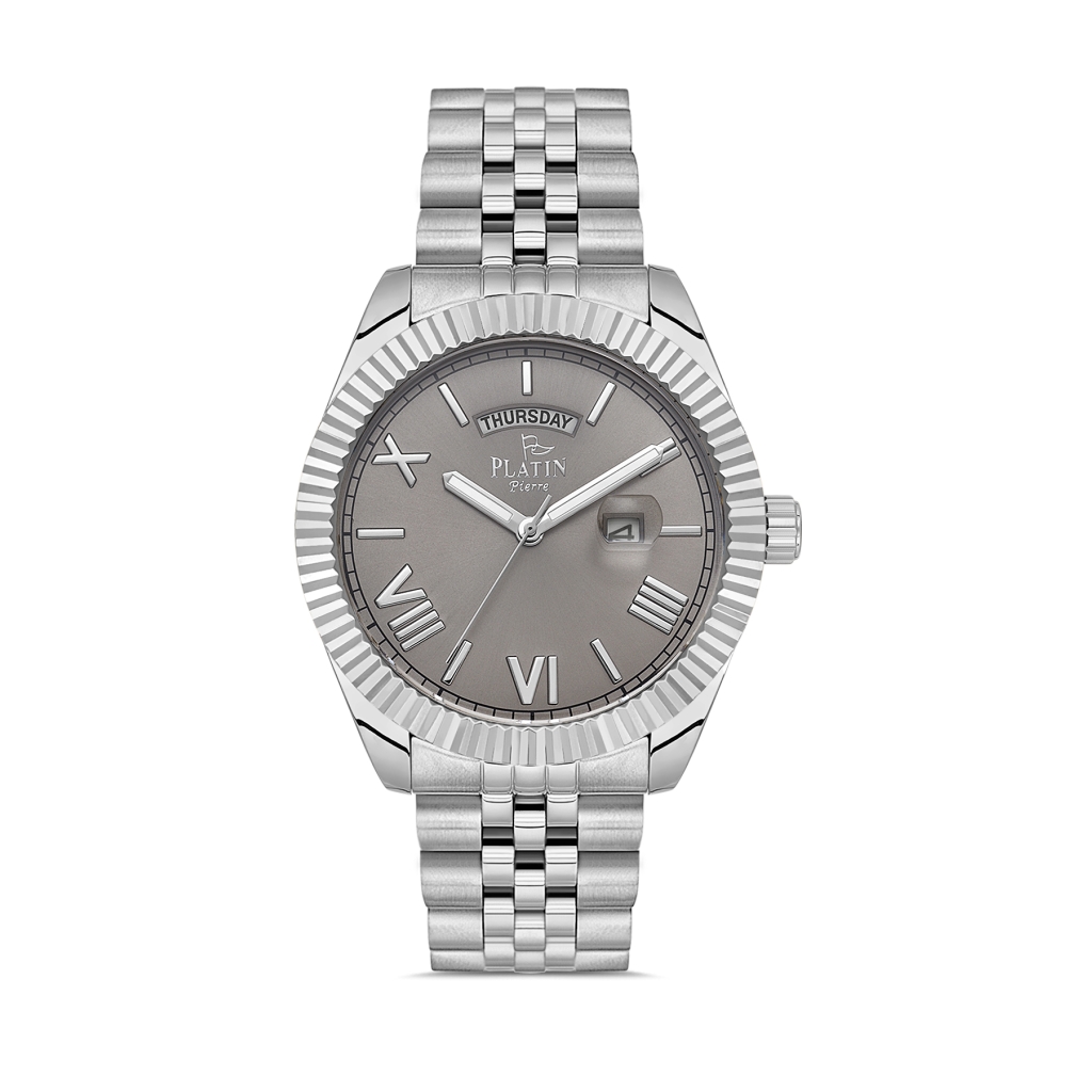 PLATİN PİERRE ERKEK KOL SAATİ