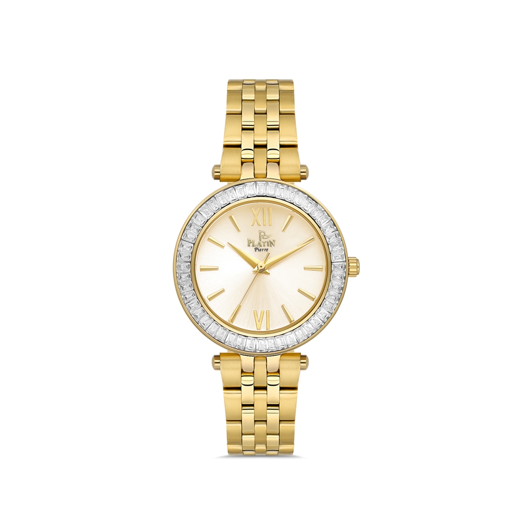 PLATİN PİERRE KADIN KOL SAATİ