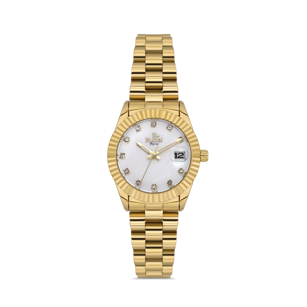 PLATİN PİERRE KADIN KOL SAATİ