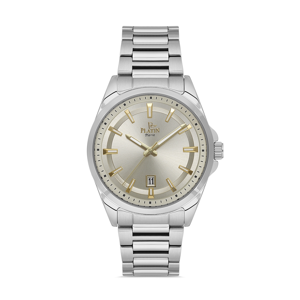 PLATİN PİERRE ERKEK KOL SAATİ
