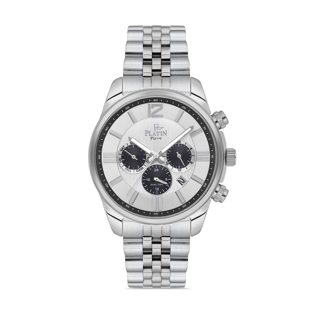 PLATİN PİERRE ERKEK KOL SAATİ
