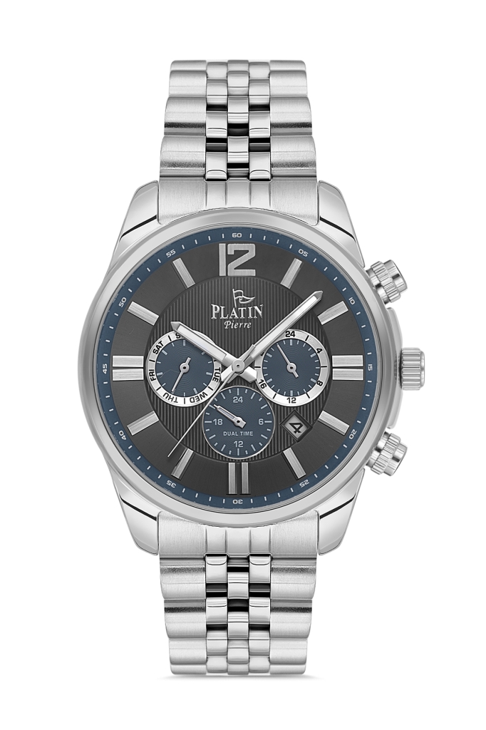 PLATİN PİERRE ERKEK KOL SAATİ