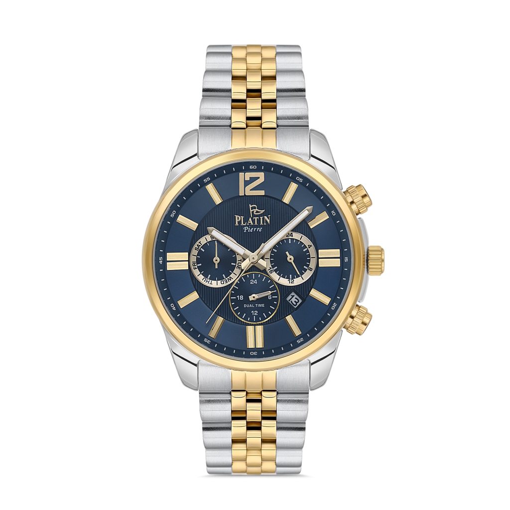 PLATİN PİERRE ERKEK KOL SAATİ