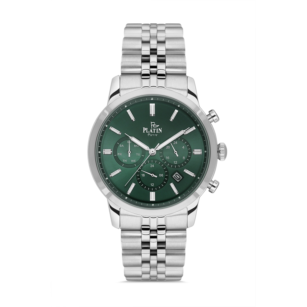 PLATİN PİERRE ERKEK KOL SAATİ
