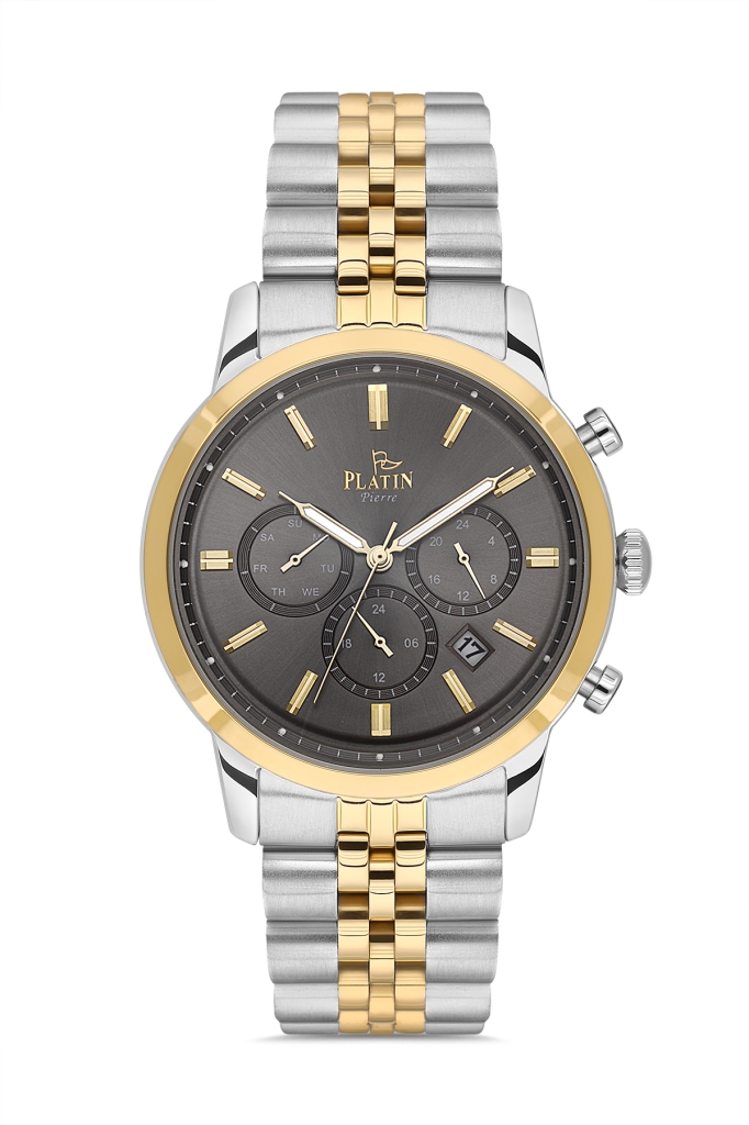 PLATİN PİERRE ERKEK KOL SAATİ
