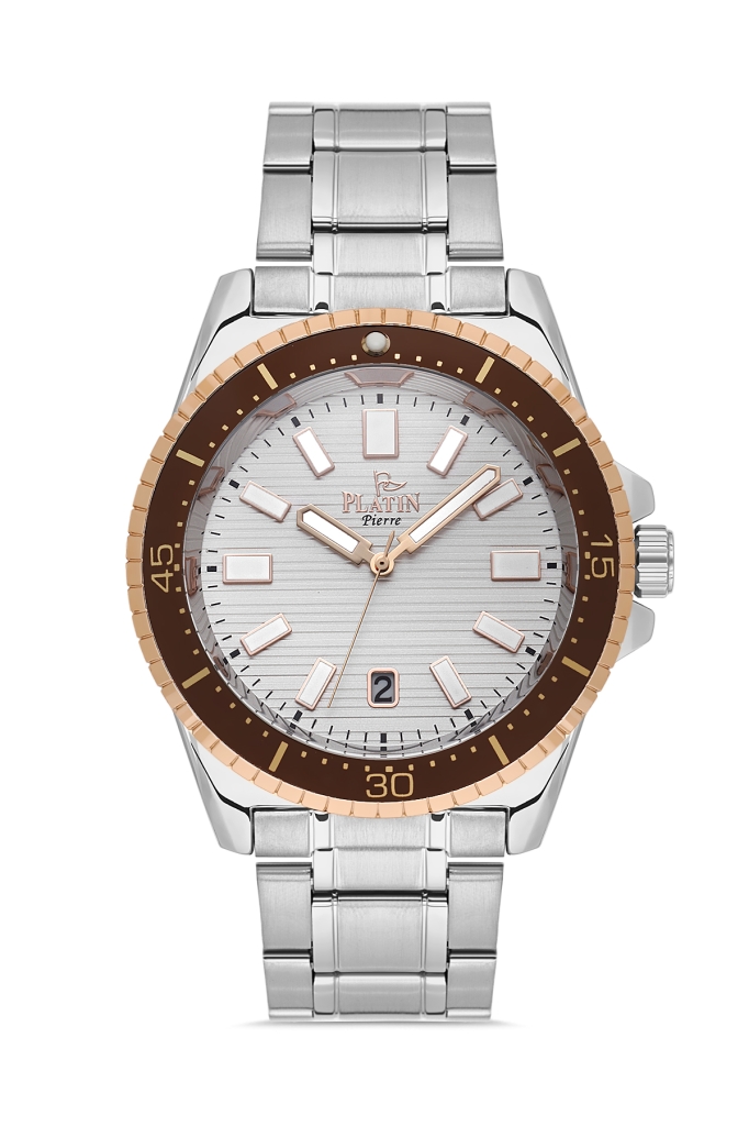 PLATİN PİERRE ERKEK KOL SAATİ