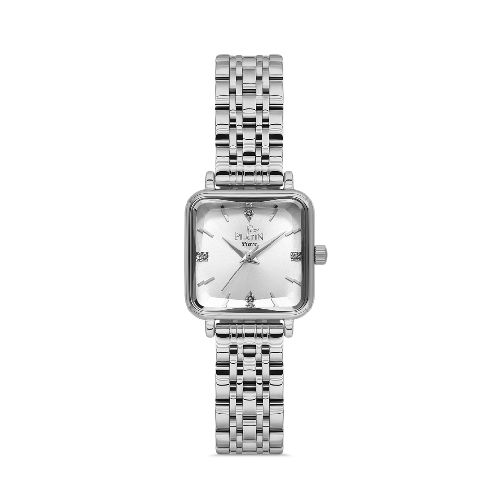 PLATİN PİERRE KADIN KOL SAATİ