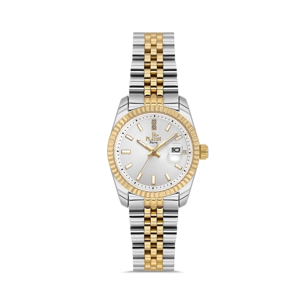 PLATİN PİERRE KADIN KOL SAATİ