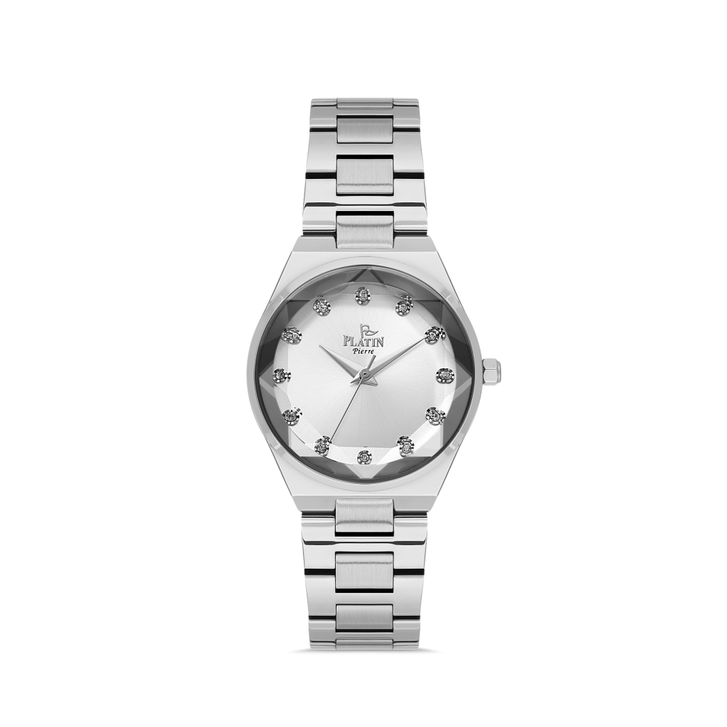 PLATİN PİERRE KADIN KOL SAATİ