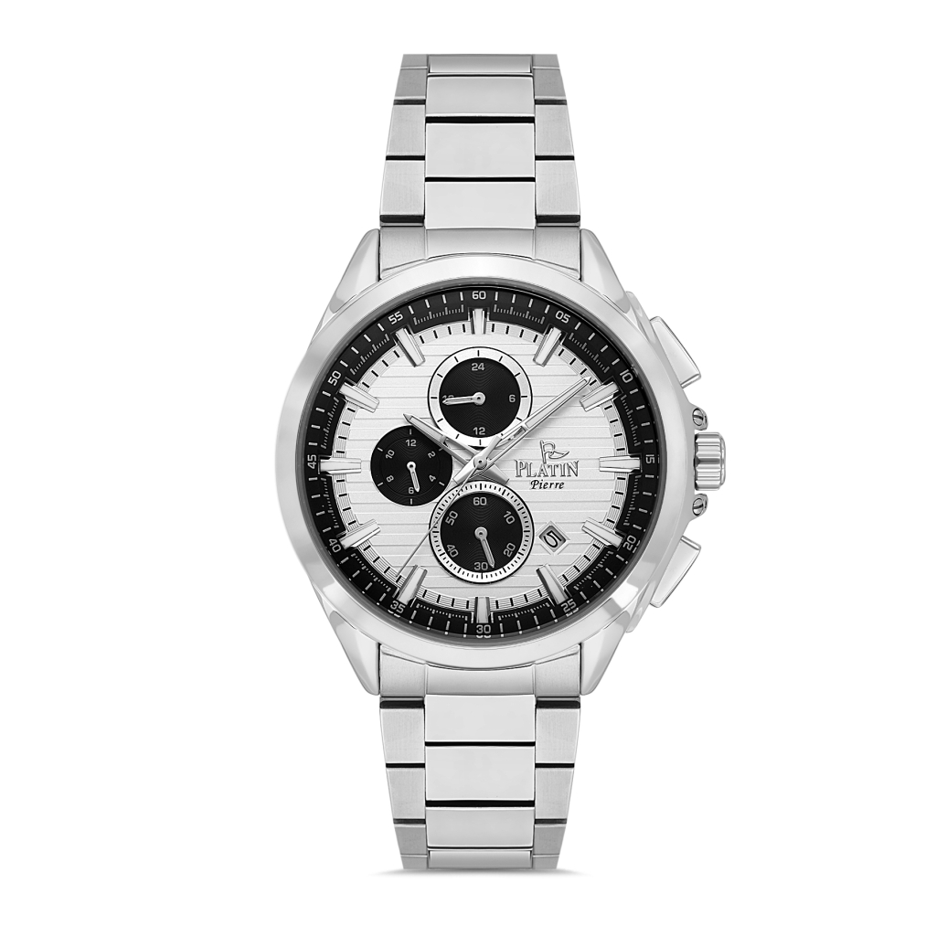 PLATİN PİERRE ERKEK KOL SAATİ