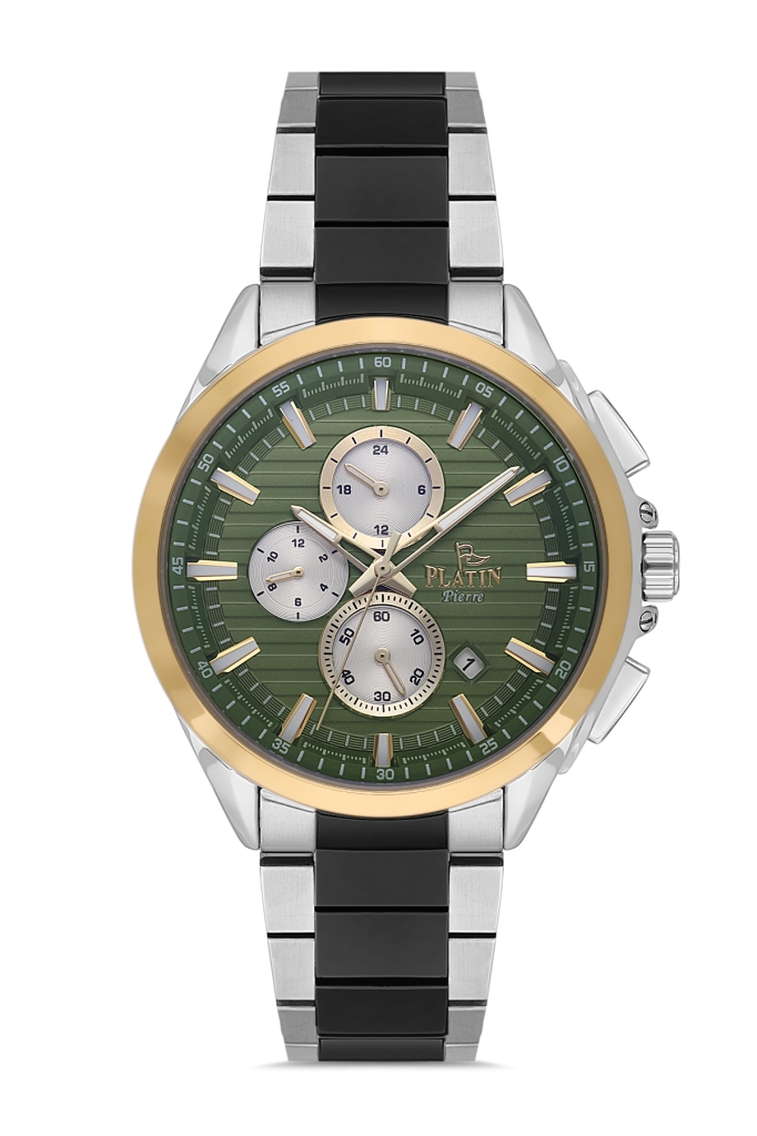 PLATİN PİERRE ERKEK KOL SAATİ