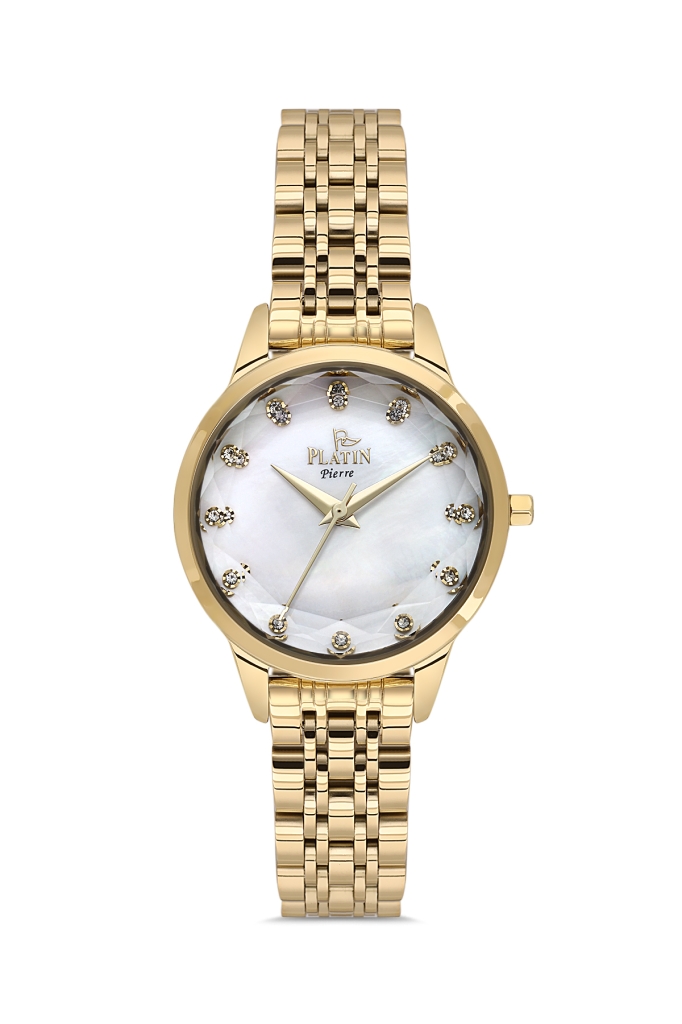PLATİN PİERRE KADIN KOL SAATİ