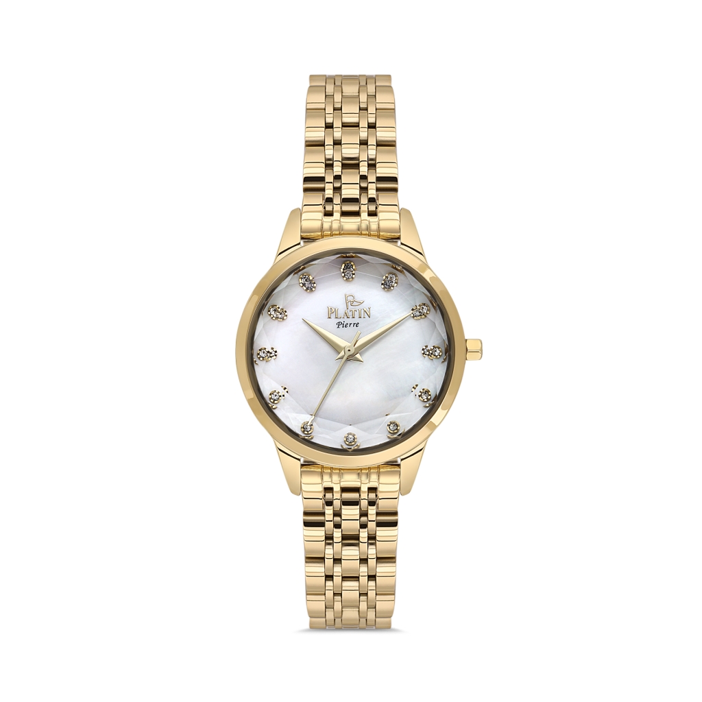 PLATİN PİERRE KADIN KOL SAATİ