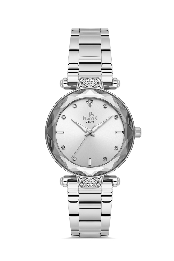 PLATİN PİERRE KADIN KOL SAATİ