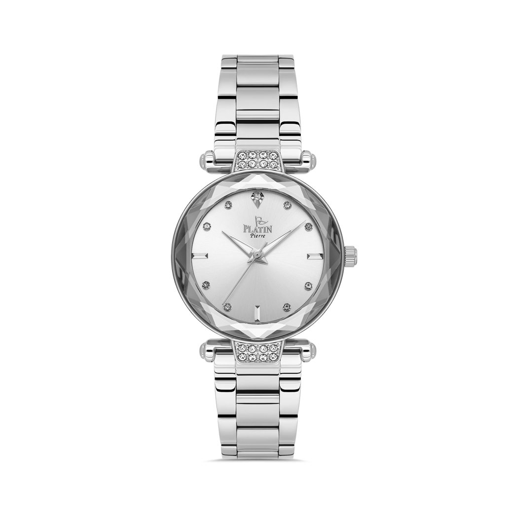 PLATİN PİERRE KADIN KOL SAATİ