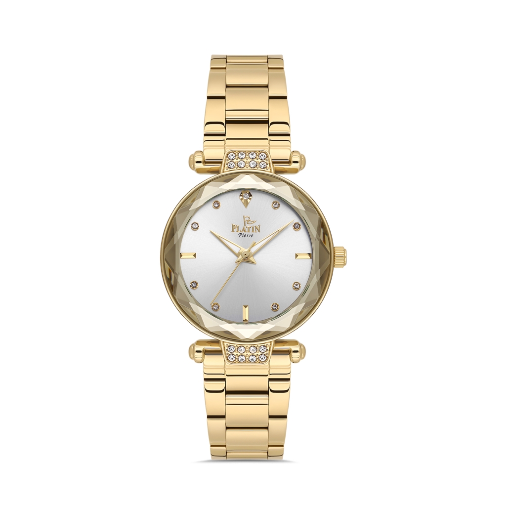 PLATİN PİERRE KADIN KOL SAATİ