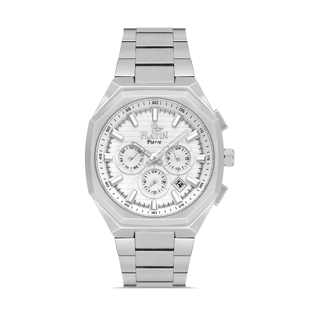 PLATİN PİERRE ERKEK KOL SAATİ