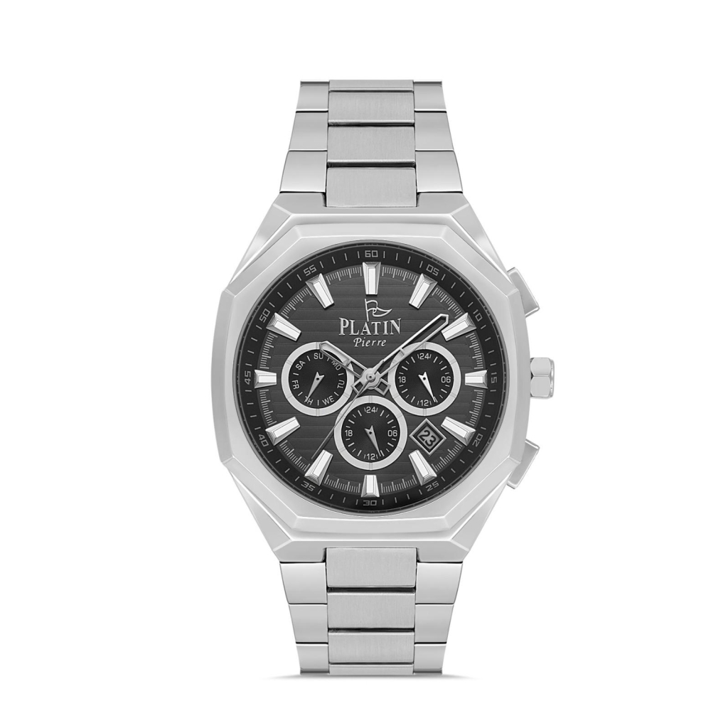 PLATİN PİERRE ERKEK KOL SAATİ