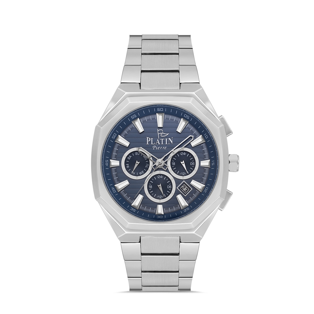 PLATİN PİERRE ERKEK KOL SAATİ