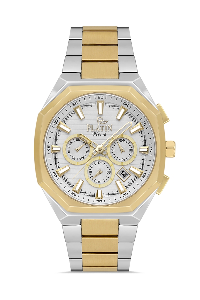 PLATİN PİERRE ERKEK KOL SAATİ