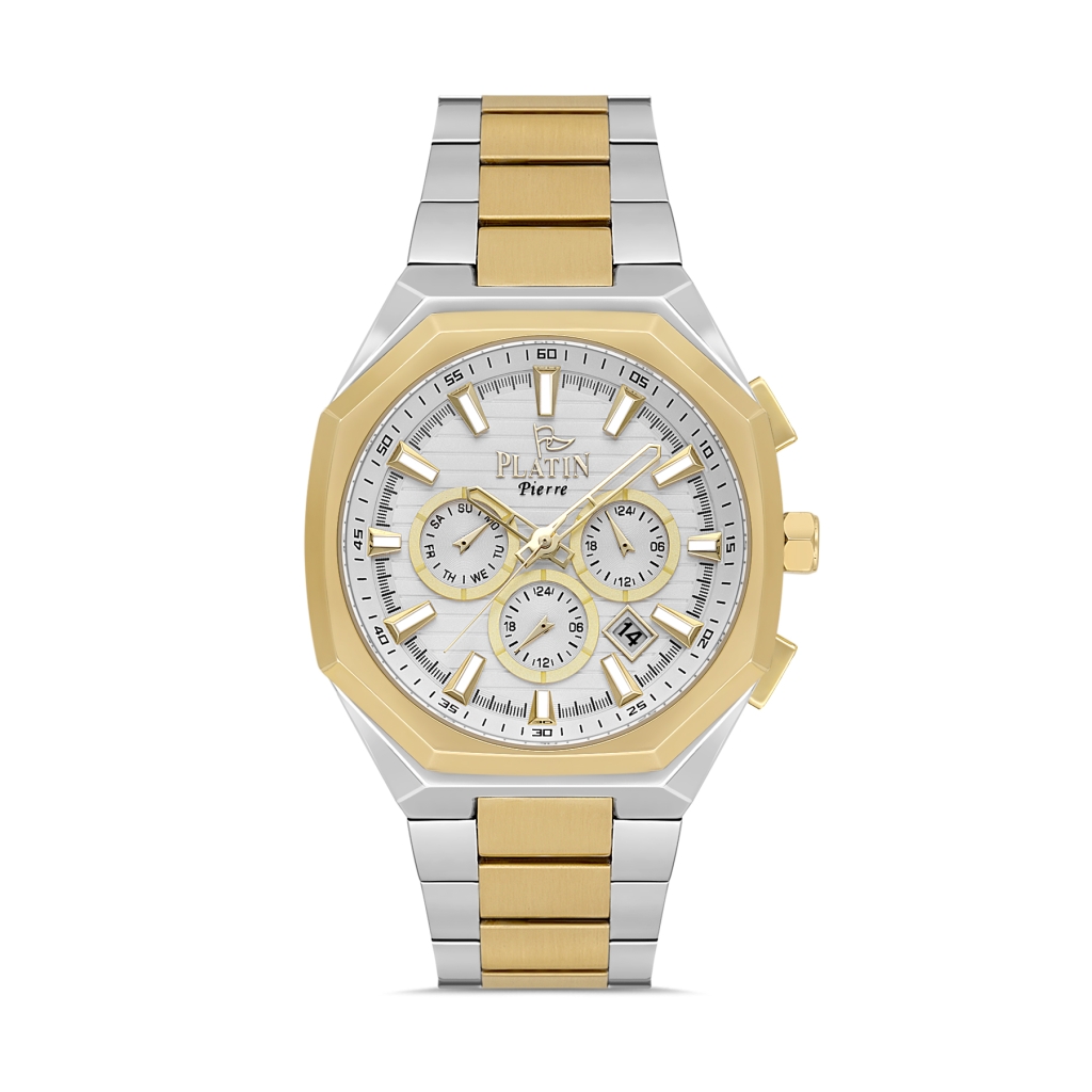 PLATİN PİERRE ERKEK KOL SAATİ