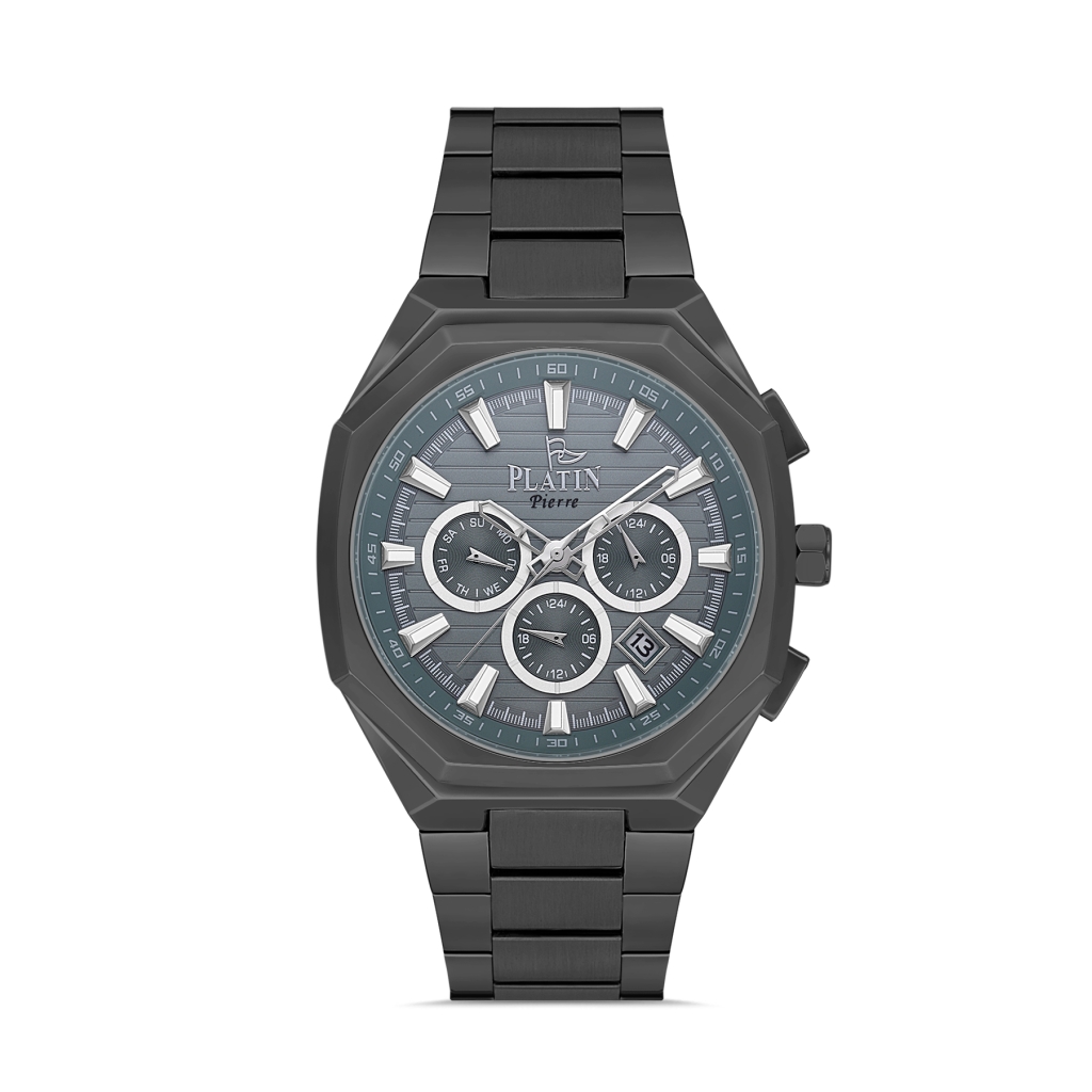 PLATİN PİERRE ERKEK KOL SAATİ