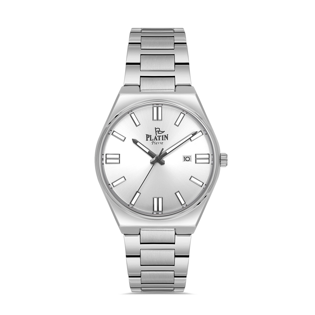 PLATİN PİERRE ERKEK KOL SAATİ